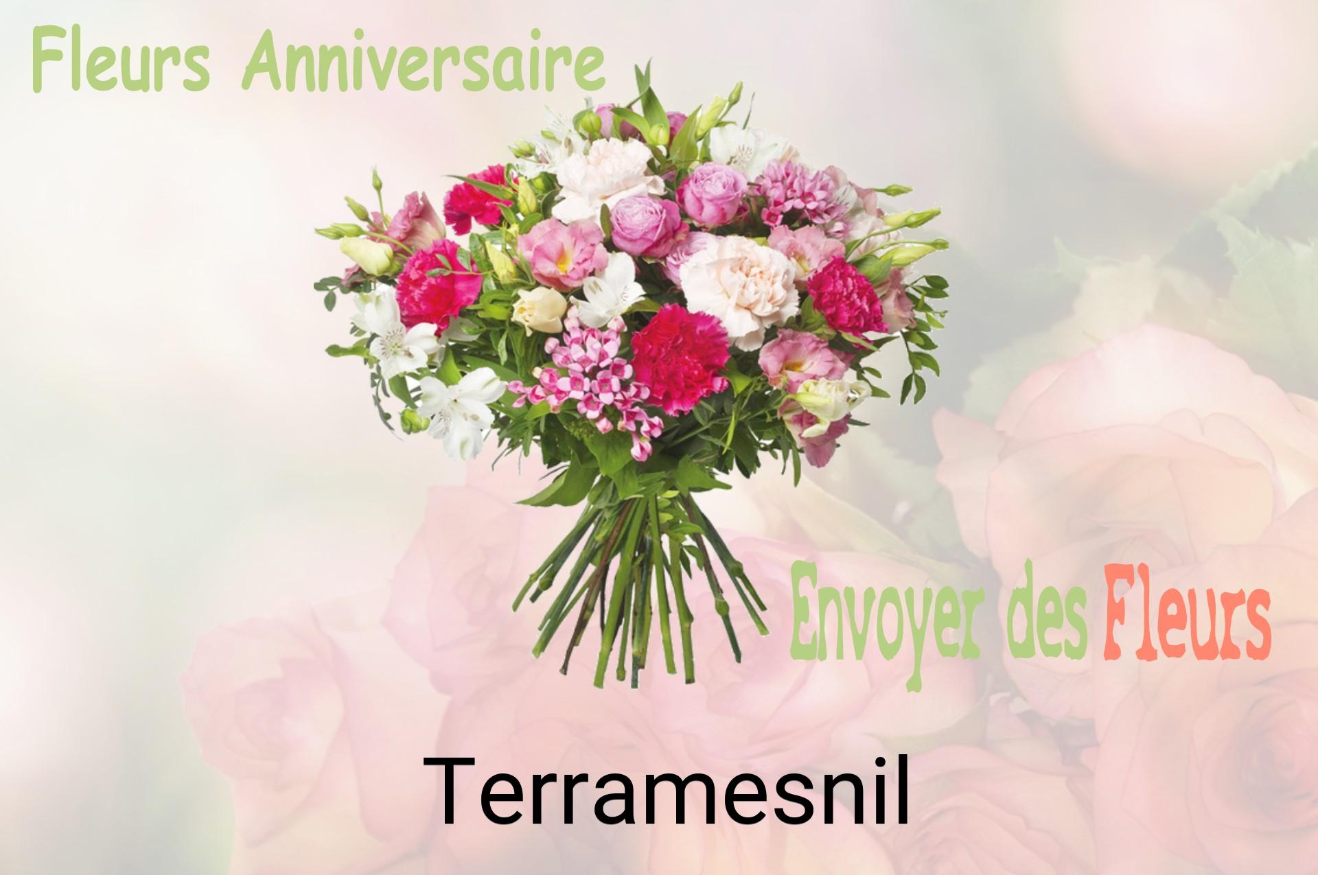 Bouquet de fleurs d’anniversaire livré à Terramesnil